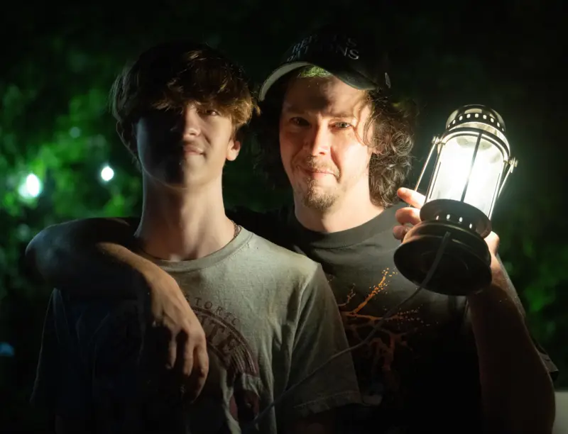 Dan with his son Nico